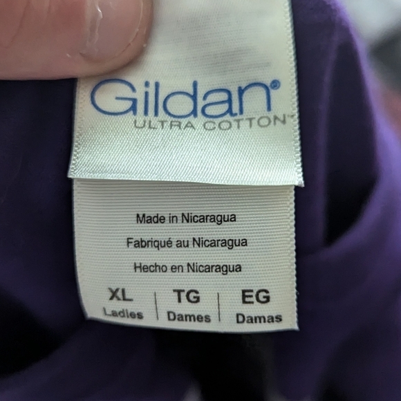 Vintage Gildan Funny Cat person Kitty T-shirt woman's XL cat lover humor shirt - Picture 4 of 4